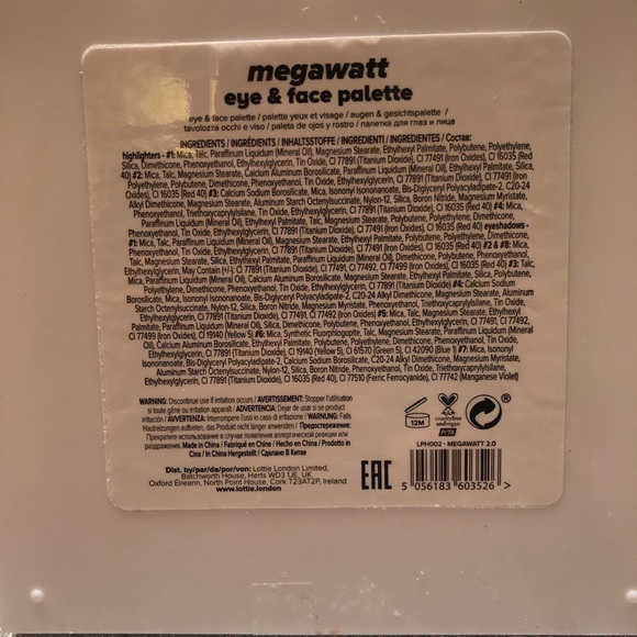 Sealed! Lottie London Megawatt Eye & Face Palette - Picture 2 of 3